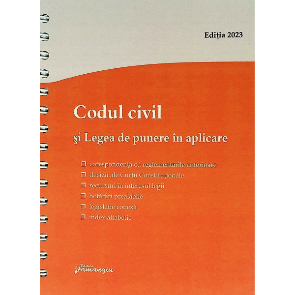 Codul civil si Legea de punere in aplicare