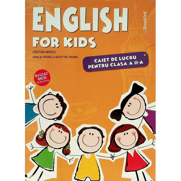 English for Kids - Caiet de lucru pentru clasa a II-a