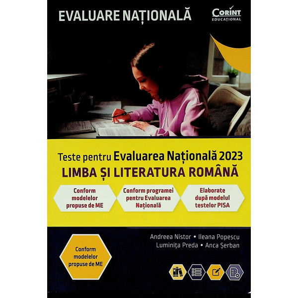 Limba si literatura romana - Teste pentru Evaluarea Nationala 2023