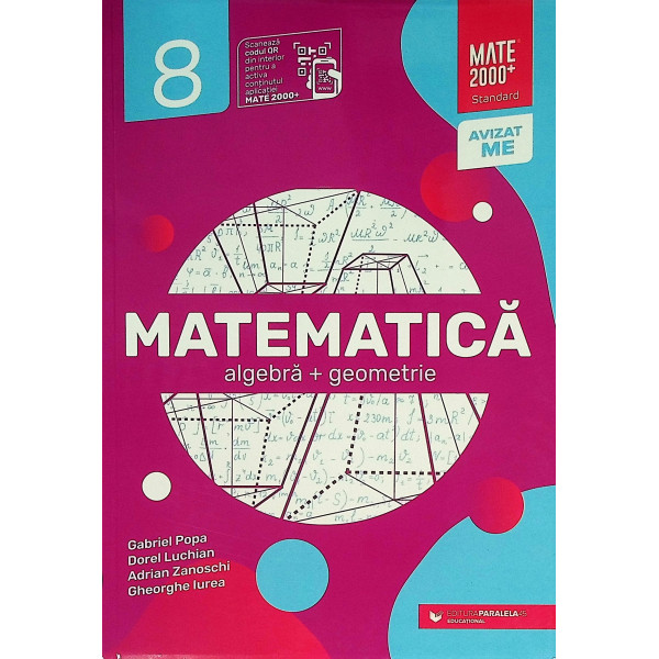 Matematica, clasa a VIII-a - Algebra, geometrie