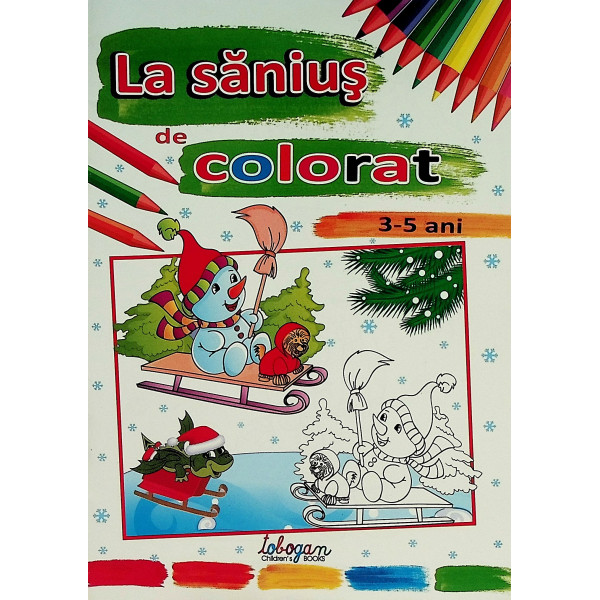 La sanius - Carte de colorat, 3-5 ani