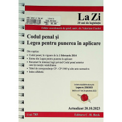Codul penal si Legea pentru...