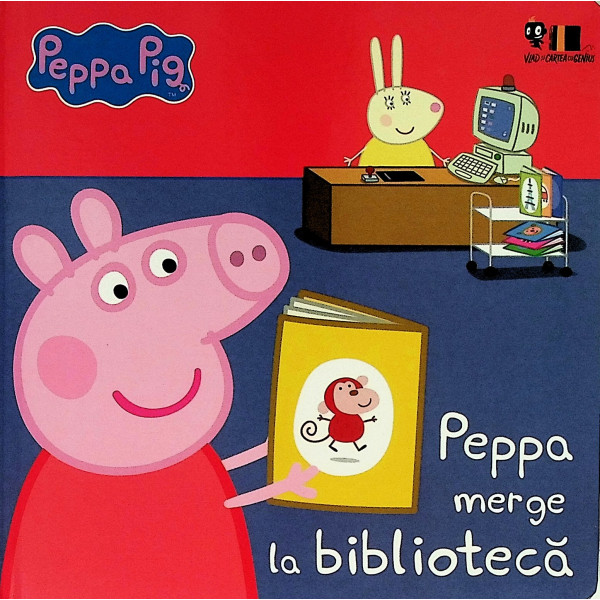 Peppa Pig. Peppa merge la biblioteca