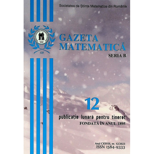 Gazeta matematica, nr. 12/2023