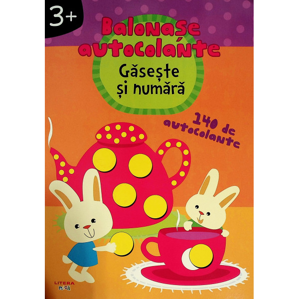 Balonase autocolante Gaseste si numara