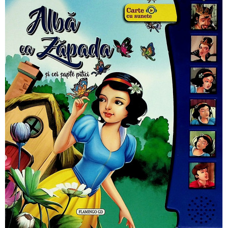 Alba ca zapada Carte cu sunete