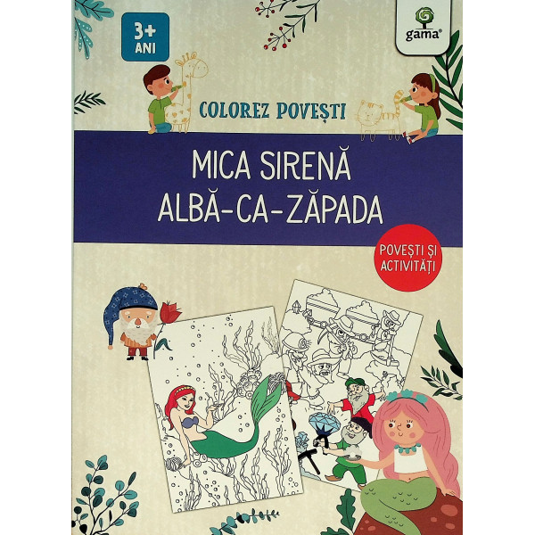 Mica sirena Alba ca zapada