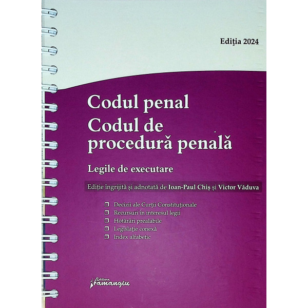 Codul penal  Codul de procedura penala