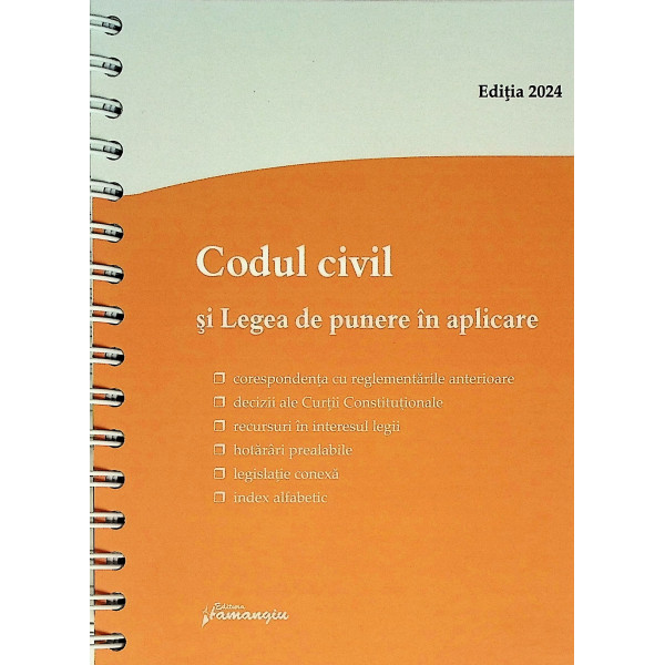 Codul civil si legea de punere un aplicare