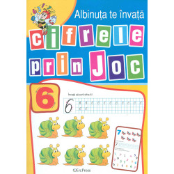 Albinuta te invata cifrele...