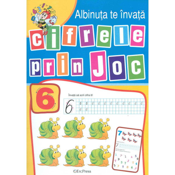 Albinuta te invata cifrele prin joc