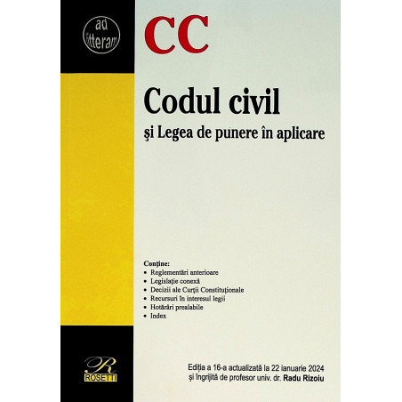 Codul civil si Legea de...