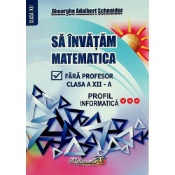 Sa invatam matematica fara...