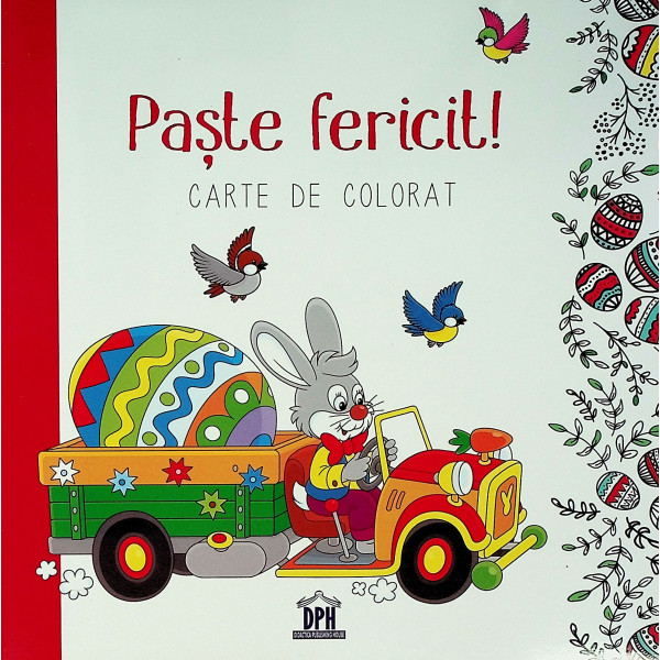 Paste fericit! Carte de colorat