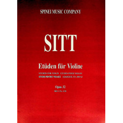 Sitt - Etuden fur Violine,...