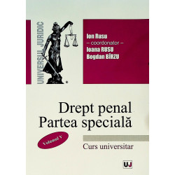 Drept penal, vol. V -...