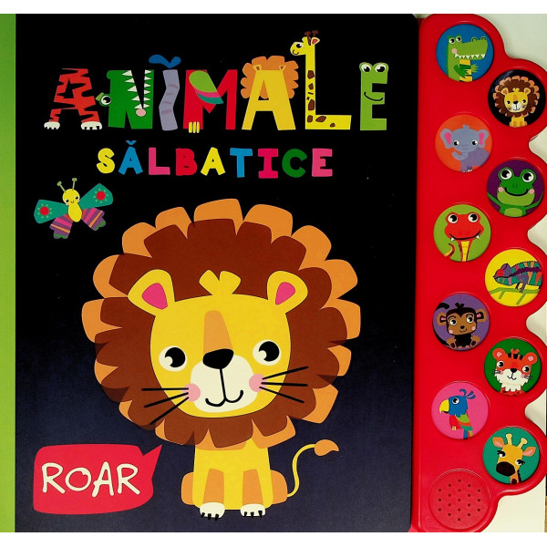 Animale salbatice. Carte cu sunete