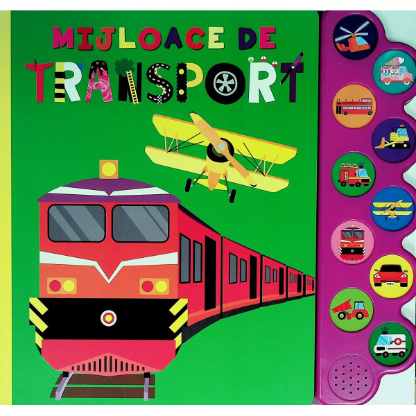 Mijloace de transport. Carte cu sunete
