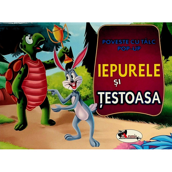 Iepurele si testoasa. Poveste cu talc pop-up