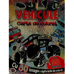 Vehicule. Carte de colorat