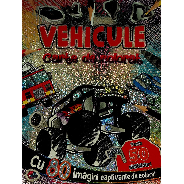 Vehicule. Carte de colorat