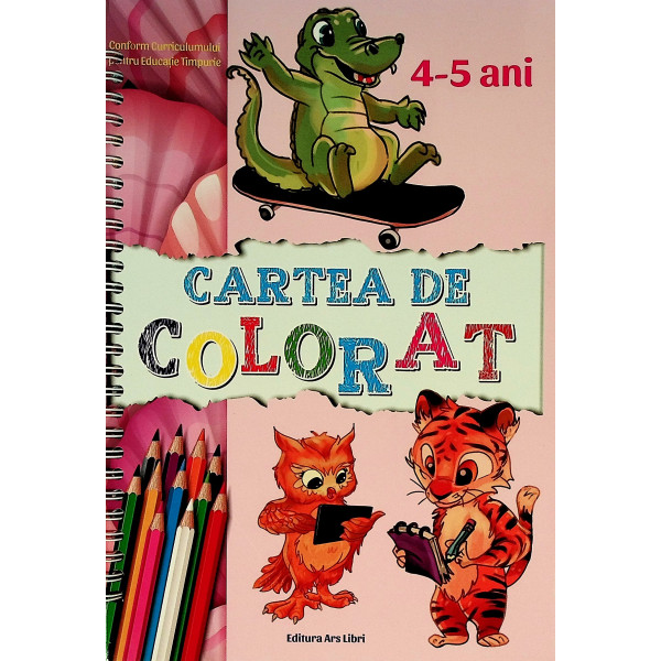Cartea de colorat, 4-5 ani