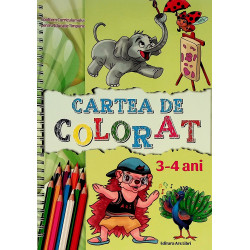 Cartea de colorat, 3-4 ani
