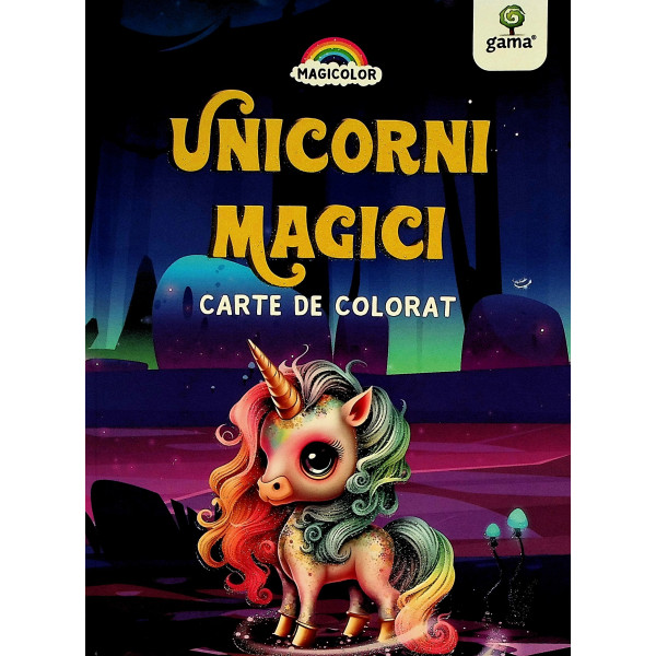 Unicorni magici. Carte de colorat