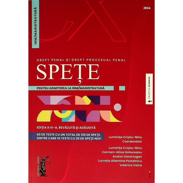 Spete pentru admiterea la INM / Magistratura - Drept penal, Drept procesual penal