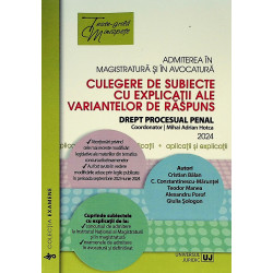 Admiterea in magistratura...