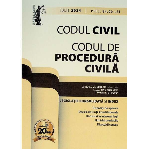 Codul civil. Codul de procedura civila