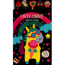 Unicorni. Carte de colorat