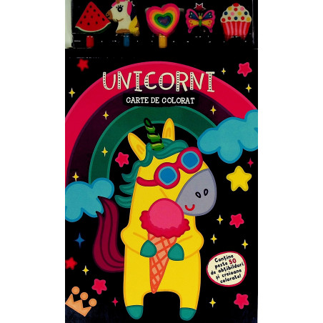 Unicorni. Carte de colorat