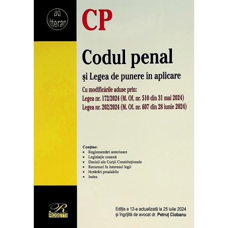 Codul penal si Legea de...