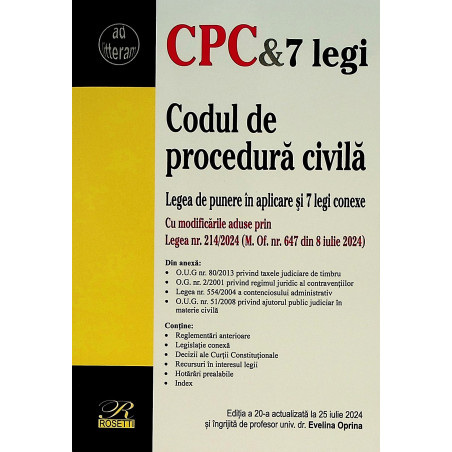 Codul de procedura civila ....