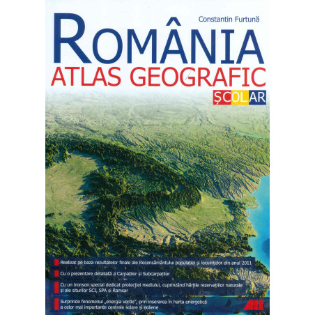Romania - Atlas geografic...