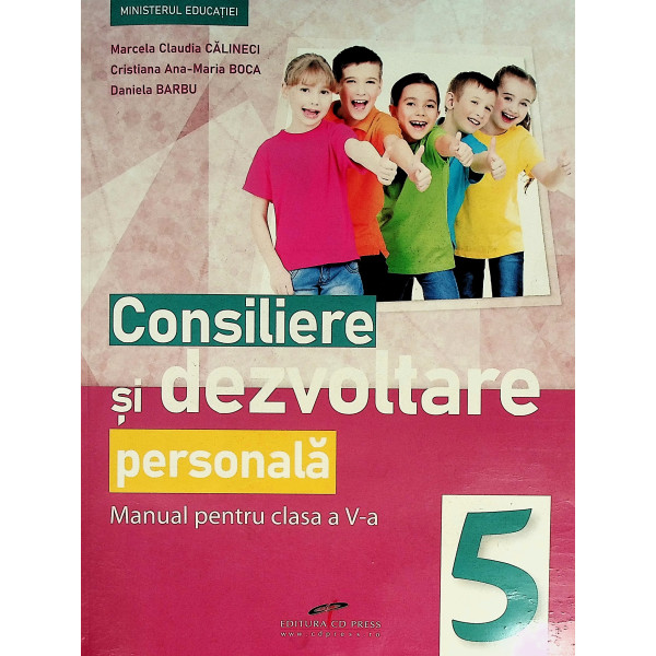 Consiliere si dezvoltare personala, clasa a V-a