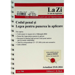 Codul penal si Legea pentru...