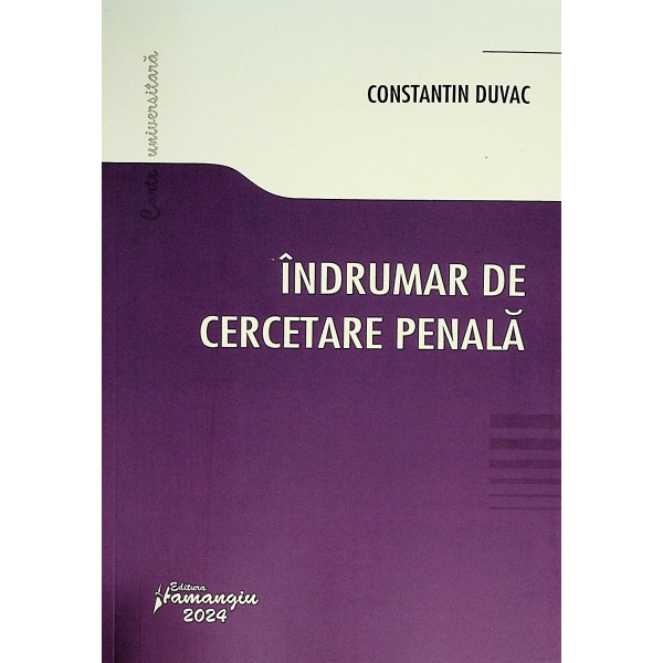 Indrumar de cercetare penala