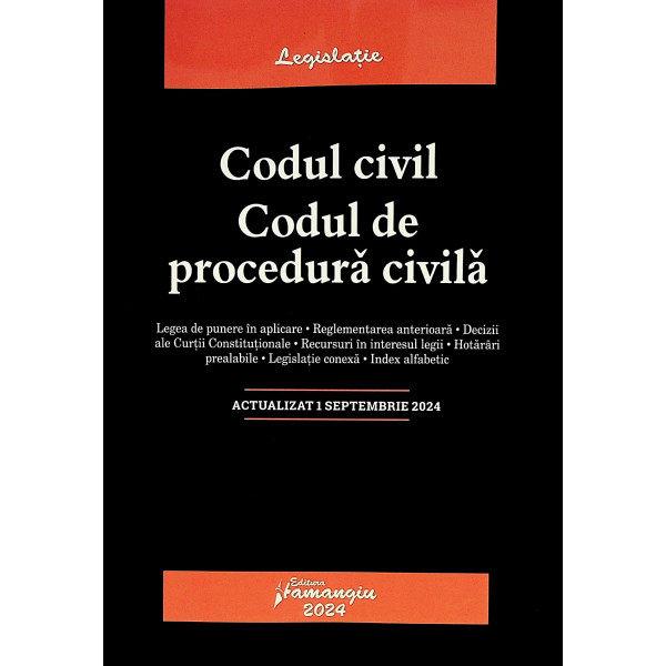 Codul civil. Codul de procedura civila