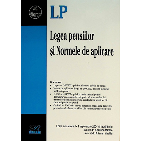 Legea pensiiloe si Normele...