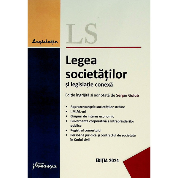 Legea societatilor si legislatie conexa