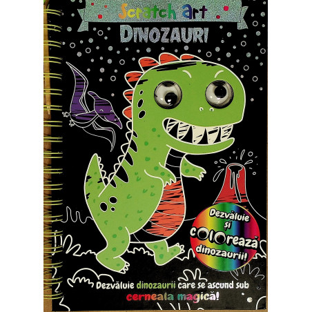 Dinozauri scratch art