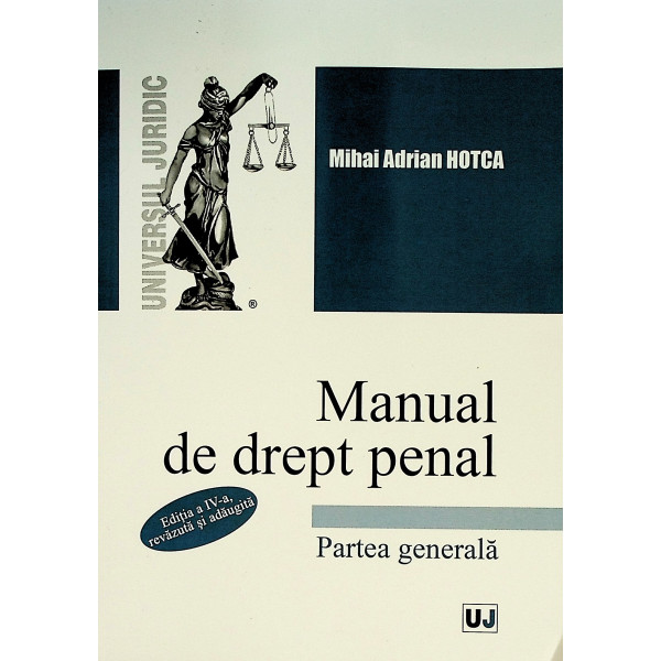 Manual de drept penal. Partea generala