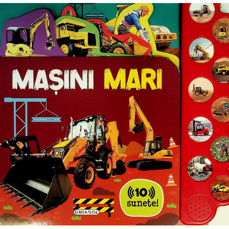 Masini mari. Carte cu sunete