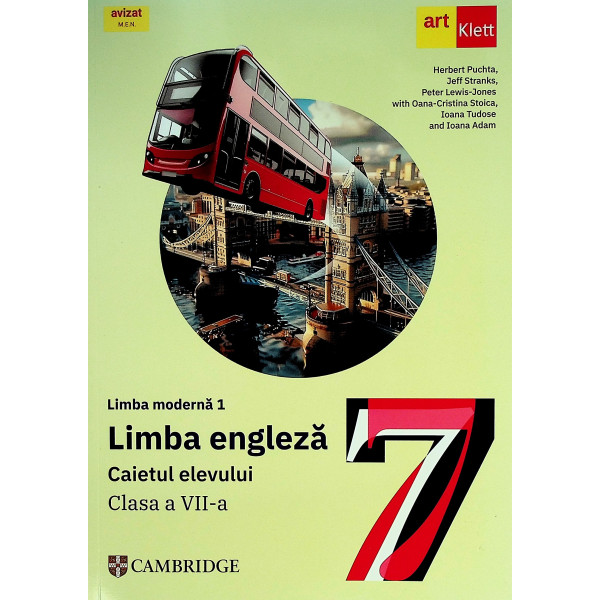 Limba moderna 1. Limba engleza, clasa a VII-a - Caietul elevului