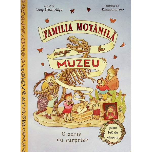 Familia Motanila merge la muzeu. O carte cu surprize