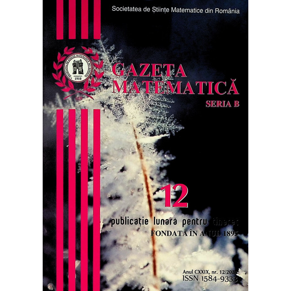 Gazeta matematica, nr. 12/2024