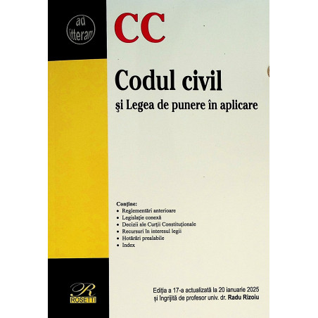 Codul civil si Legea de...