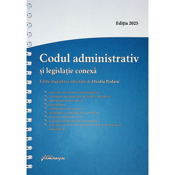 Codul administrativ si legislatie conexa